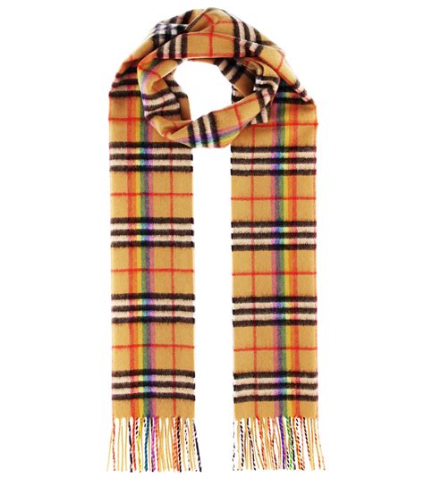 burberry vintage rainbow scarf|authentic Burberry plaid scarf.